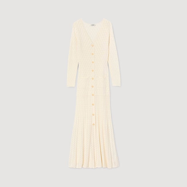 Fancy knit midi dress - Women | Sandro