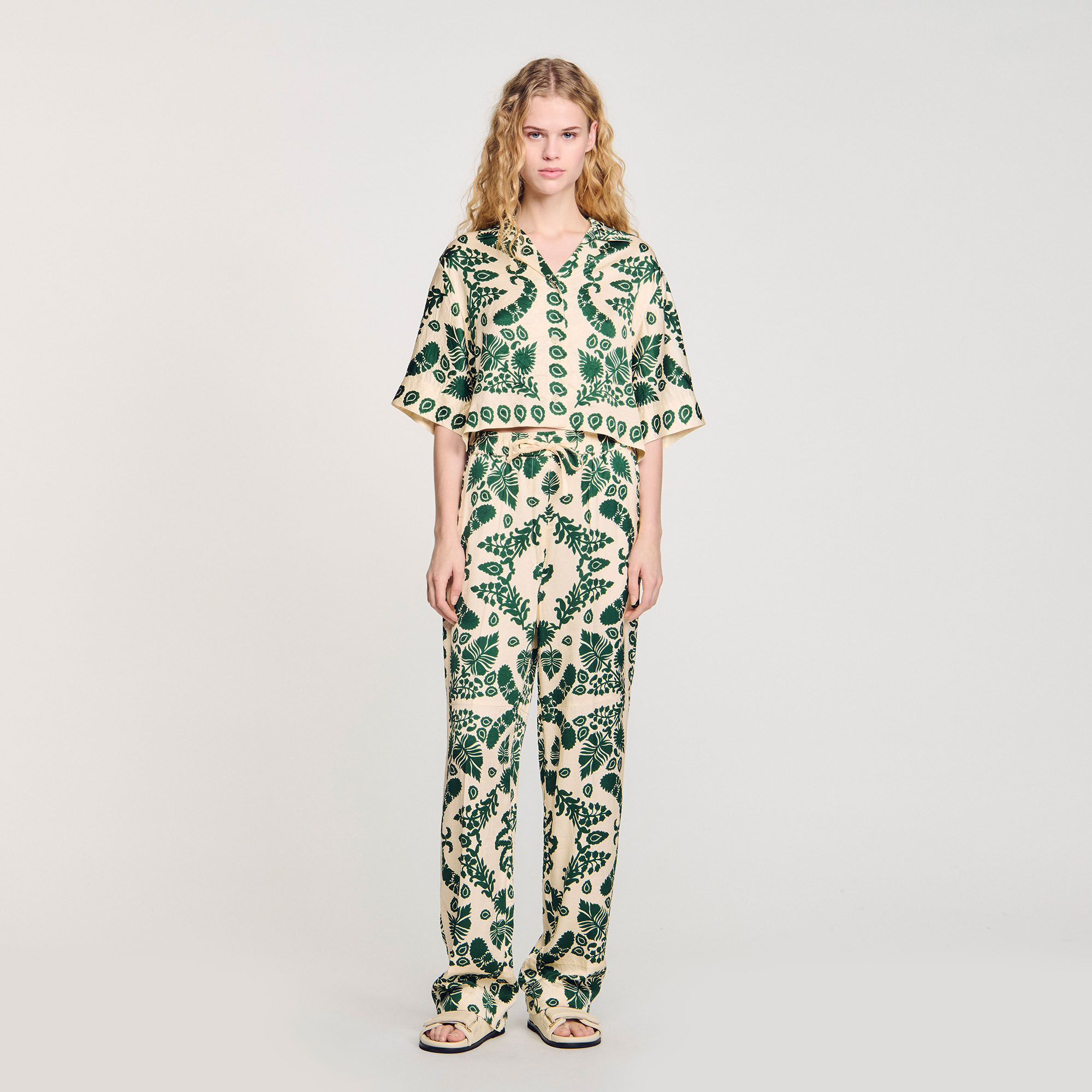 タグ付き FLOWER PRINT VELOUR PANTS 直近モデル Westport Printed Velvet Pants