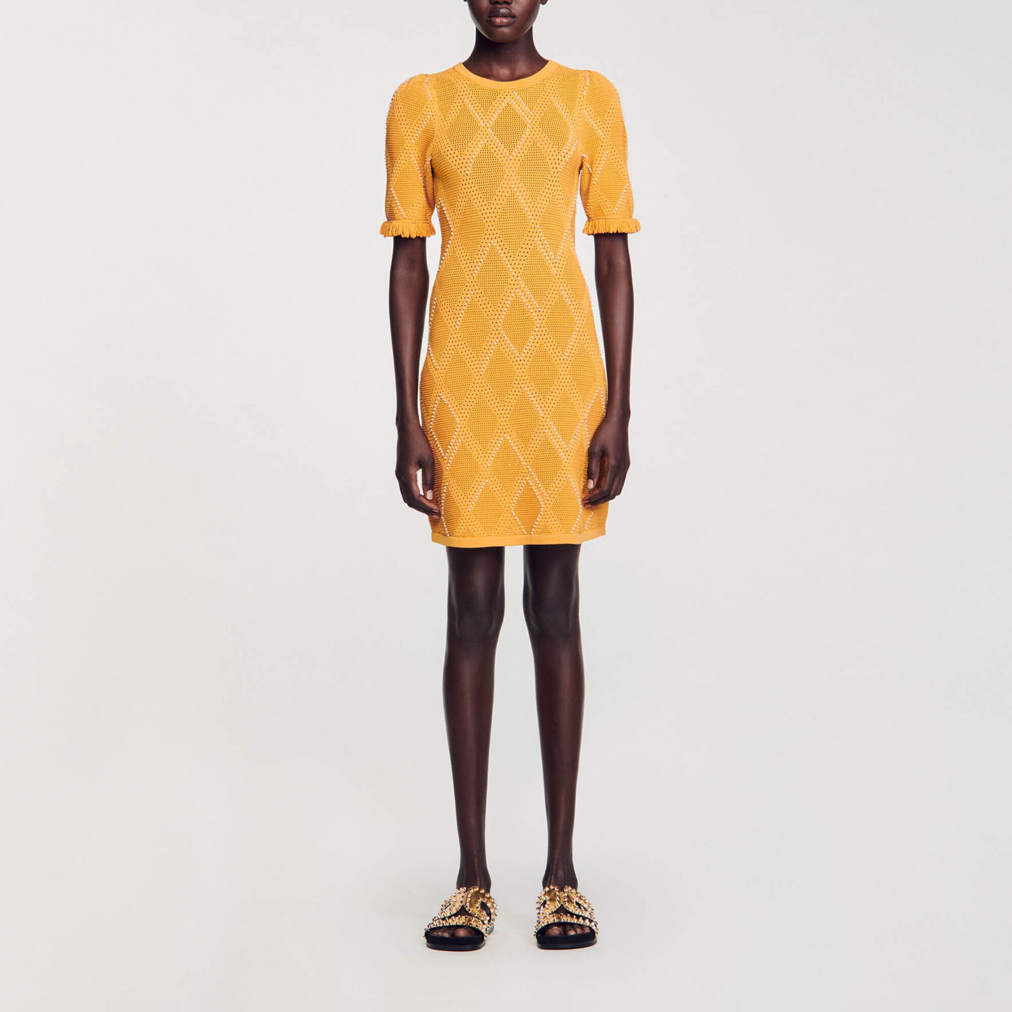 Knit short dress