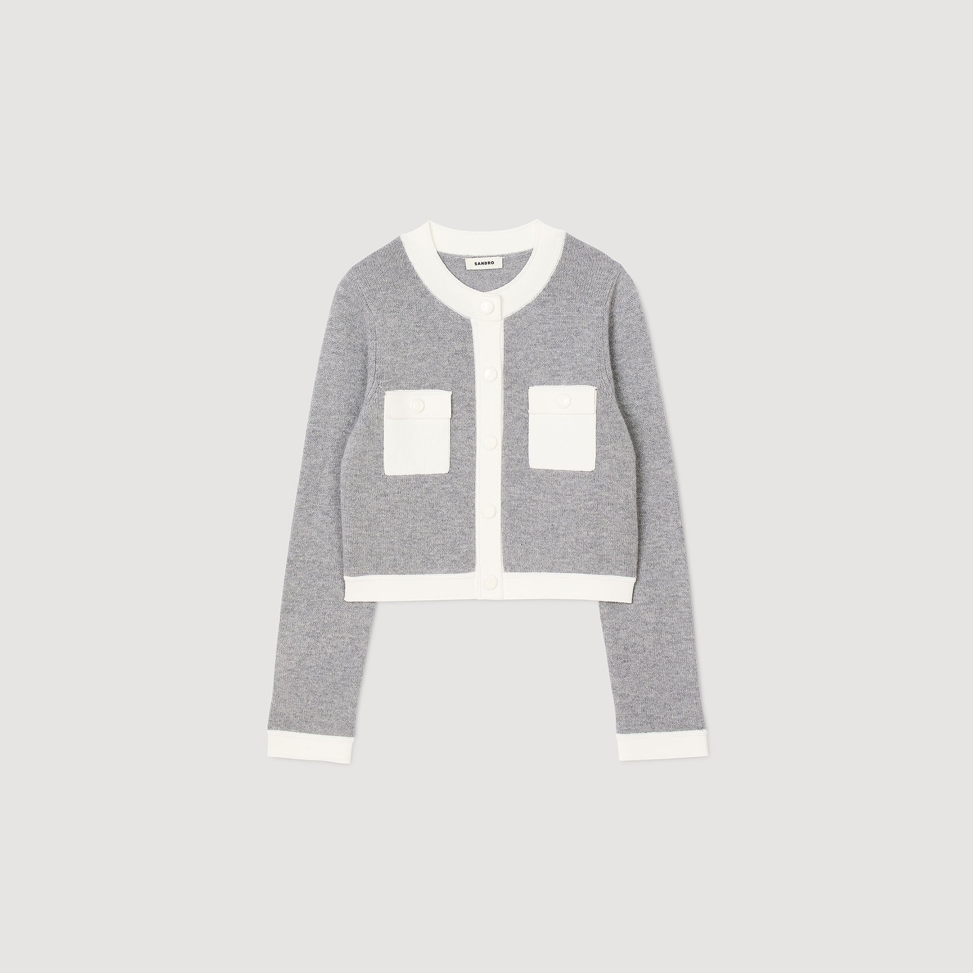 Two-tone cardigan
