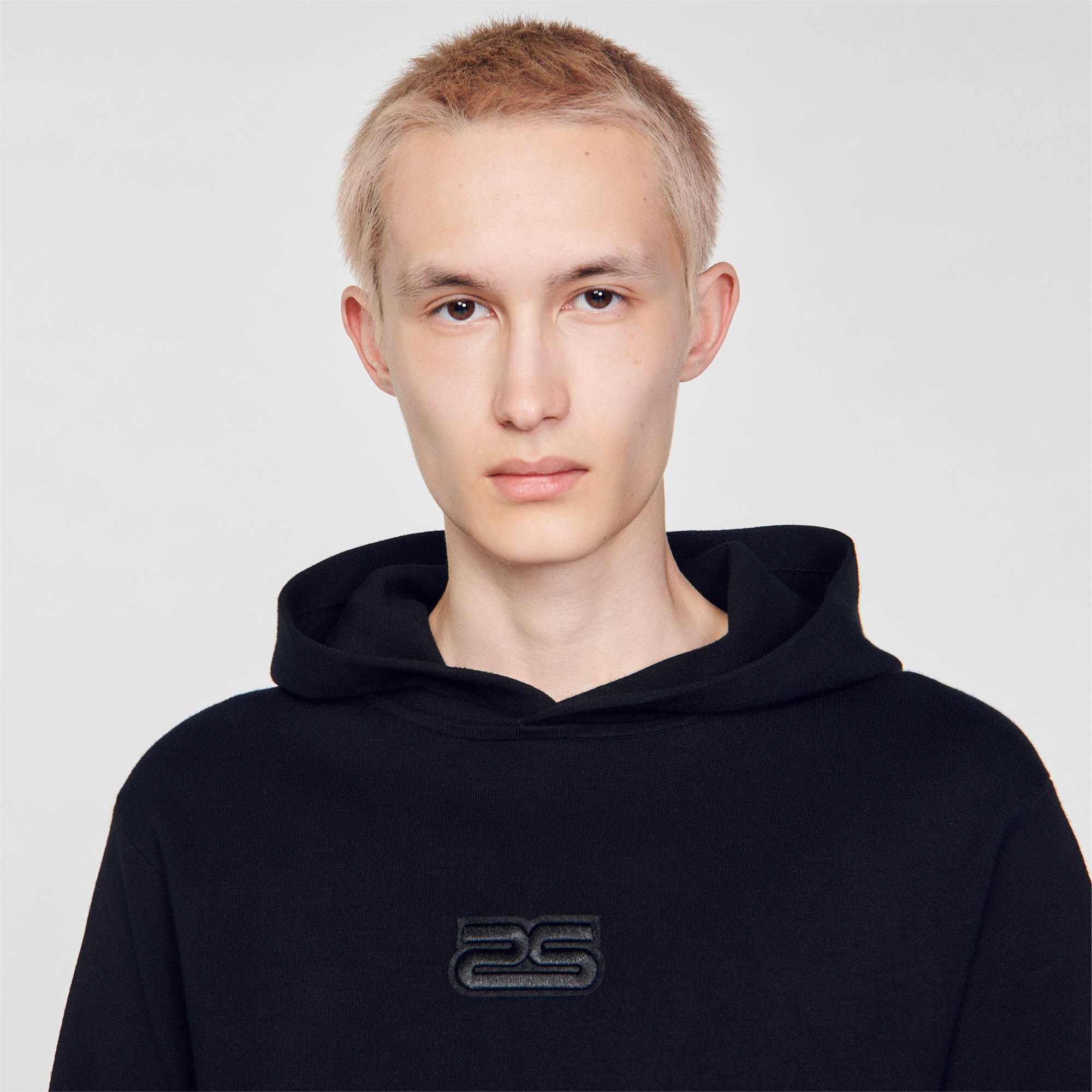 Knit hoodie