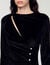 Rhinestone velvet dress
