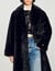 Long faux fur coat