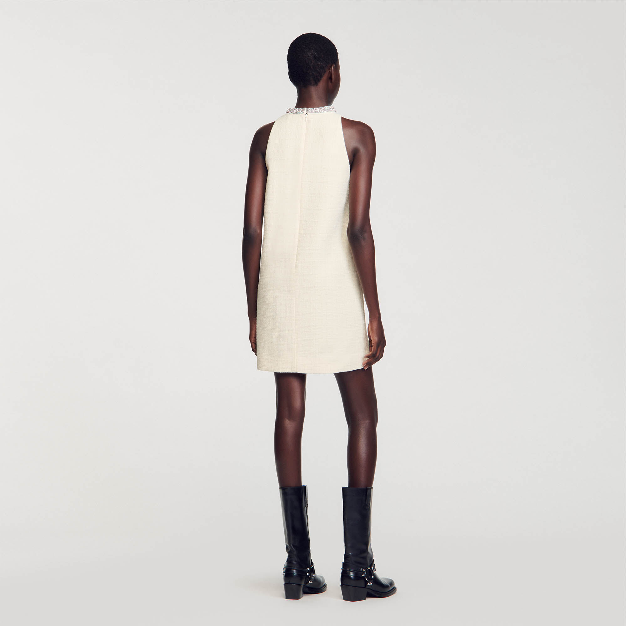 sandro★ROBE COURTE EN TWEED BICOLORE ワンピース サンドロ Sandro Robe courte en tweed ワンピース