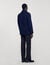 Straight-fit wool-blend coat