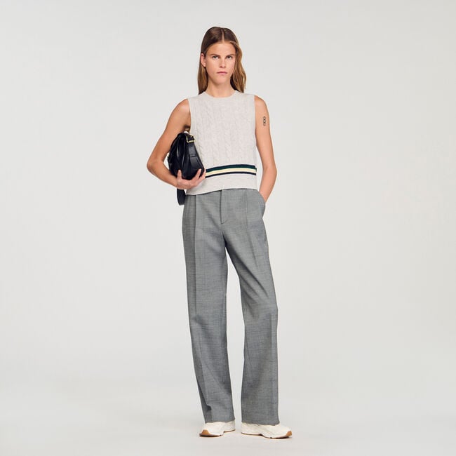 Straight-leg trousers