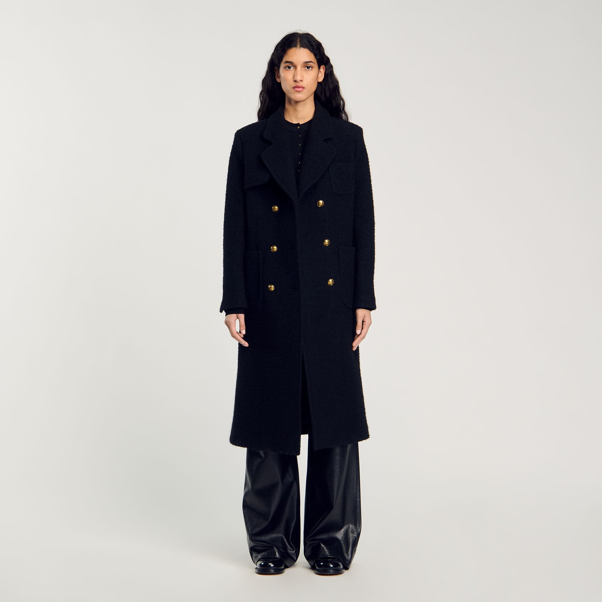 Long Double-Breasted Coat