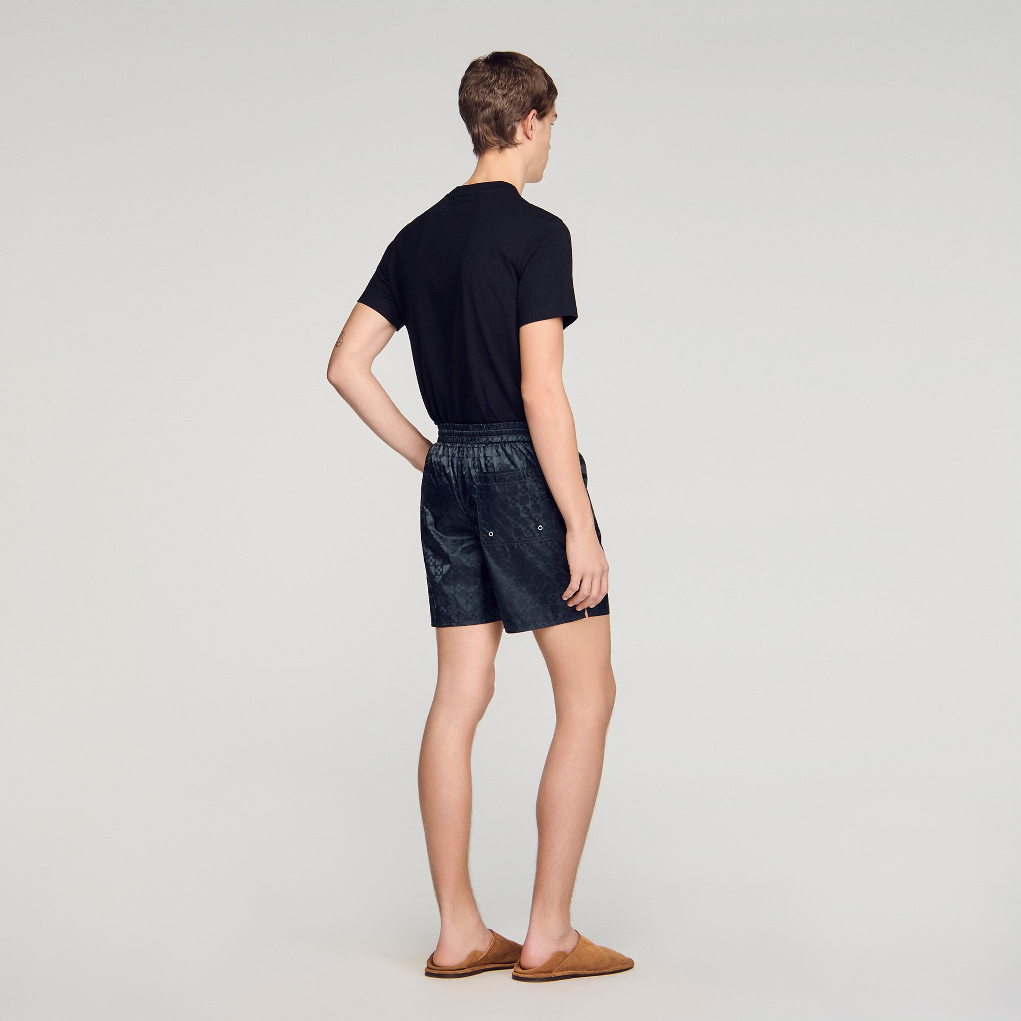 Square Cross swim shorts