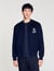 Double-faced snake-detail jacket