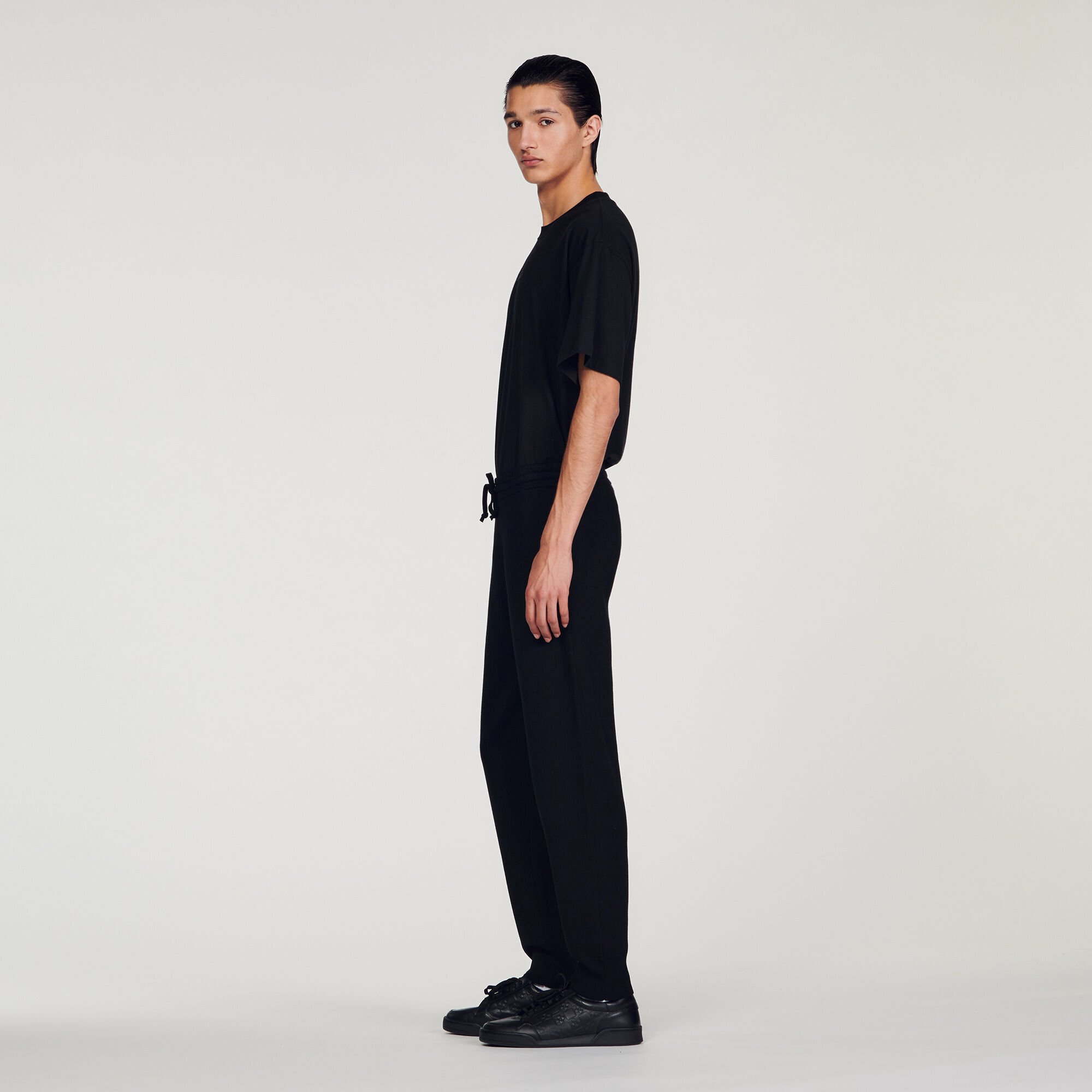 Knit jogging bottoms