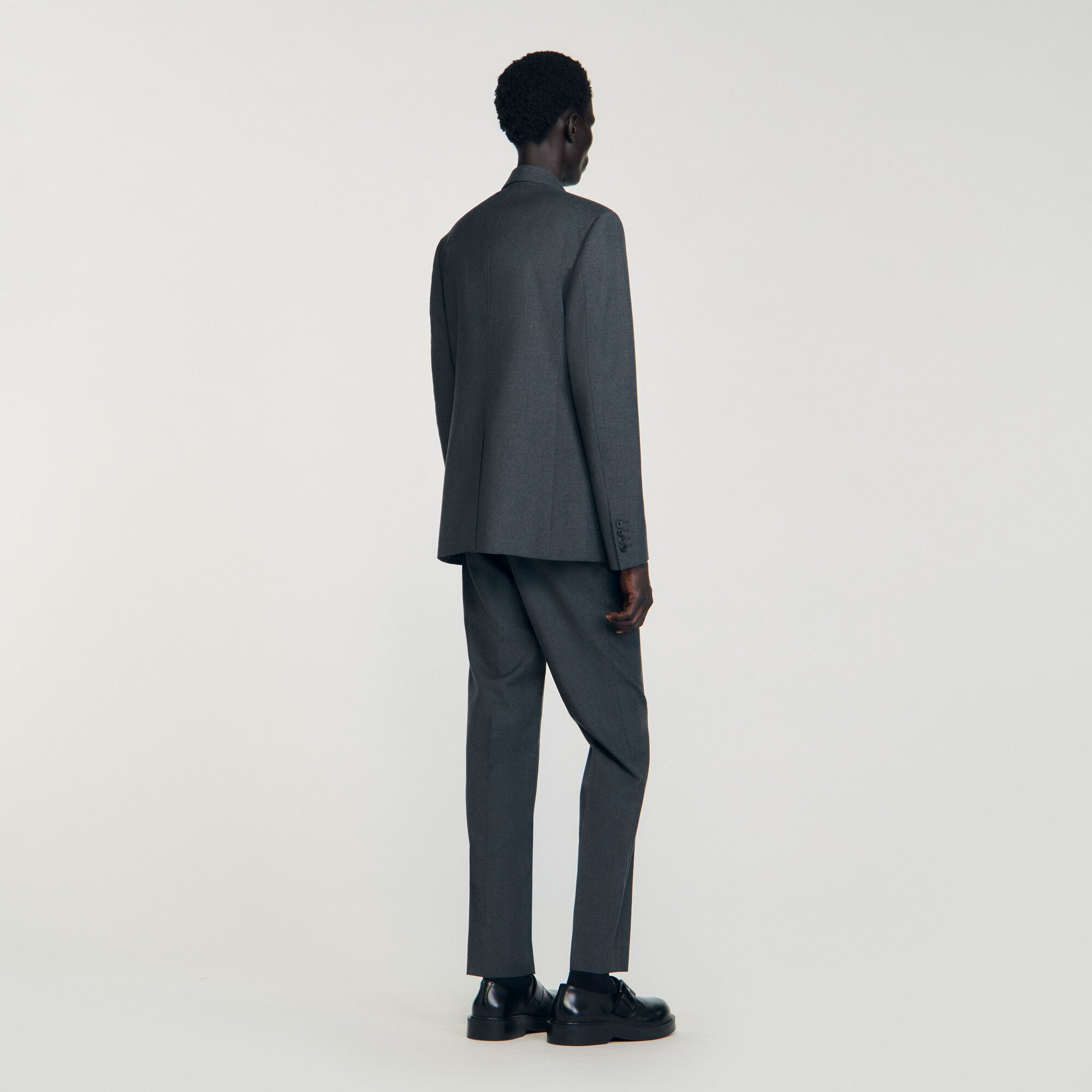 Double-breasted suit jacket
