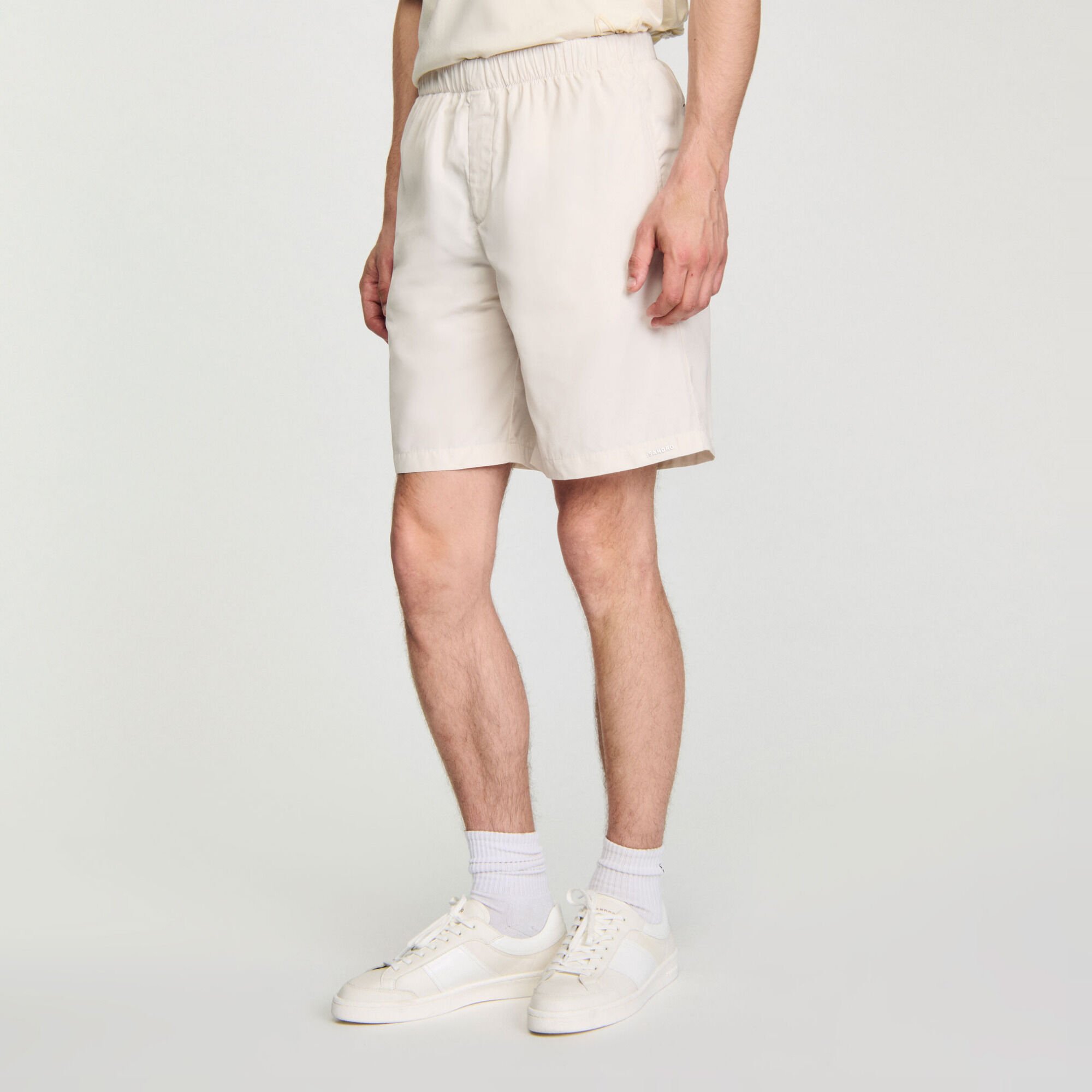 Technical fabric Bermuda shorts