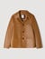 Buttoned lambskin jacket