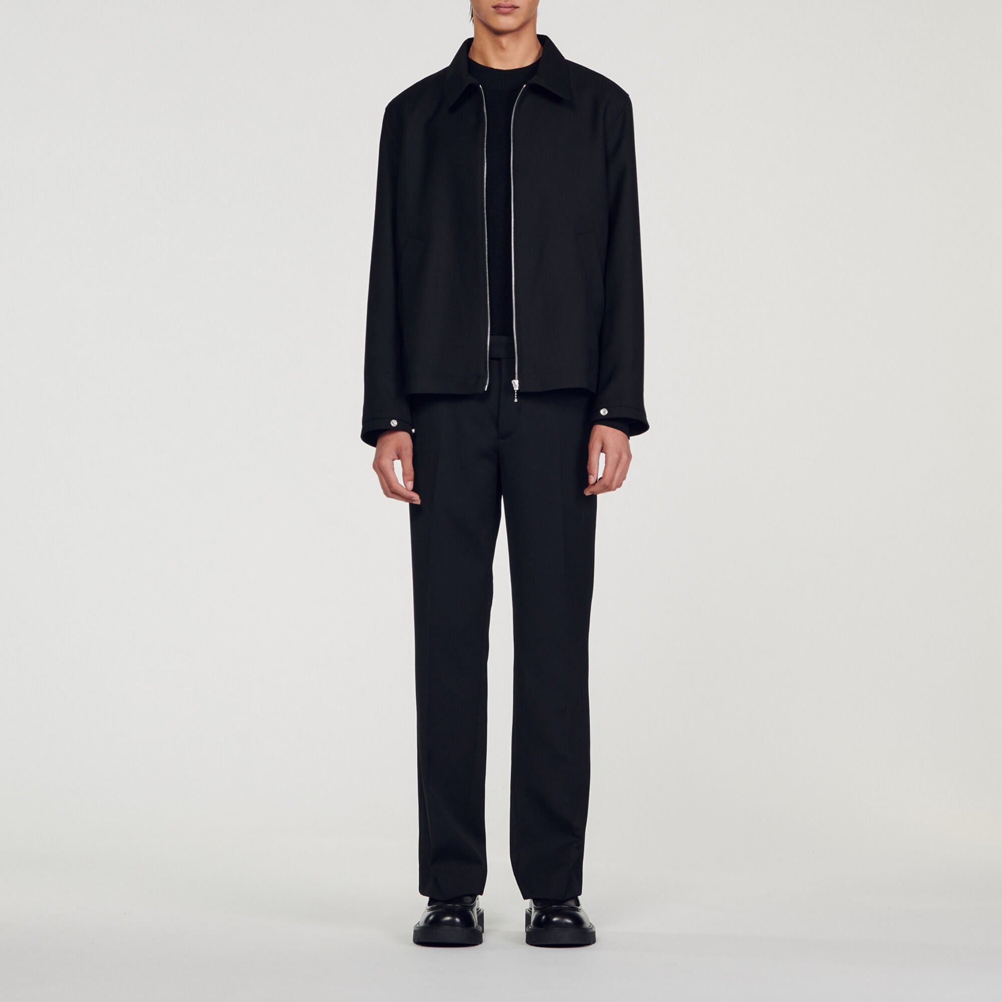 Wool blend jacket