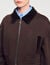 Cropped dual-fabric jacket