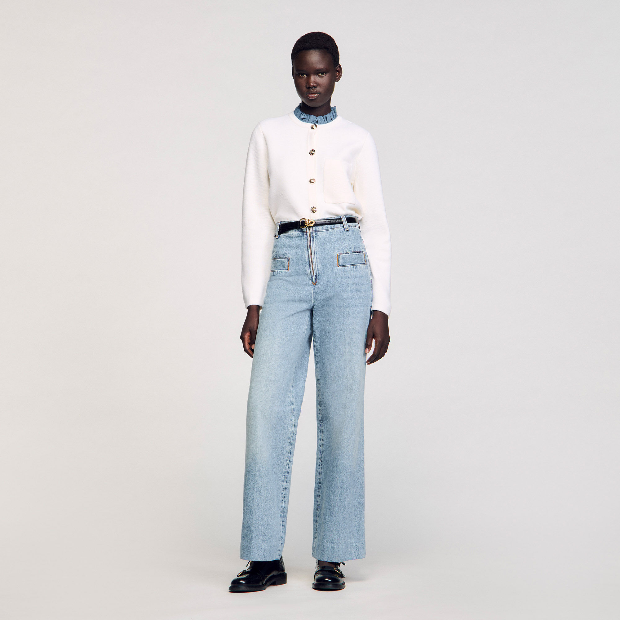 『3年保証』 blue jeans Wide-leg For Paris Sandro | Women パンツ