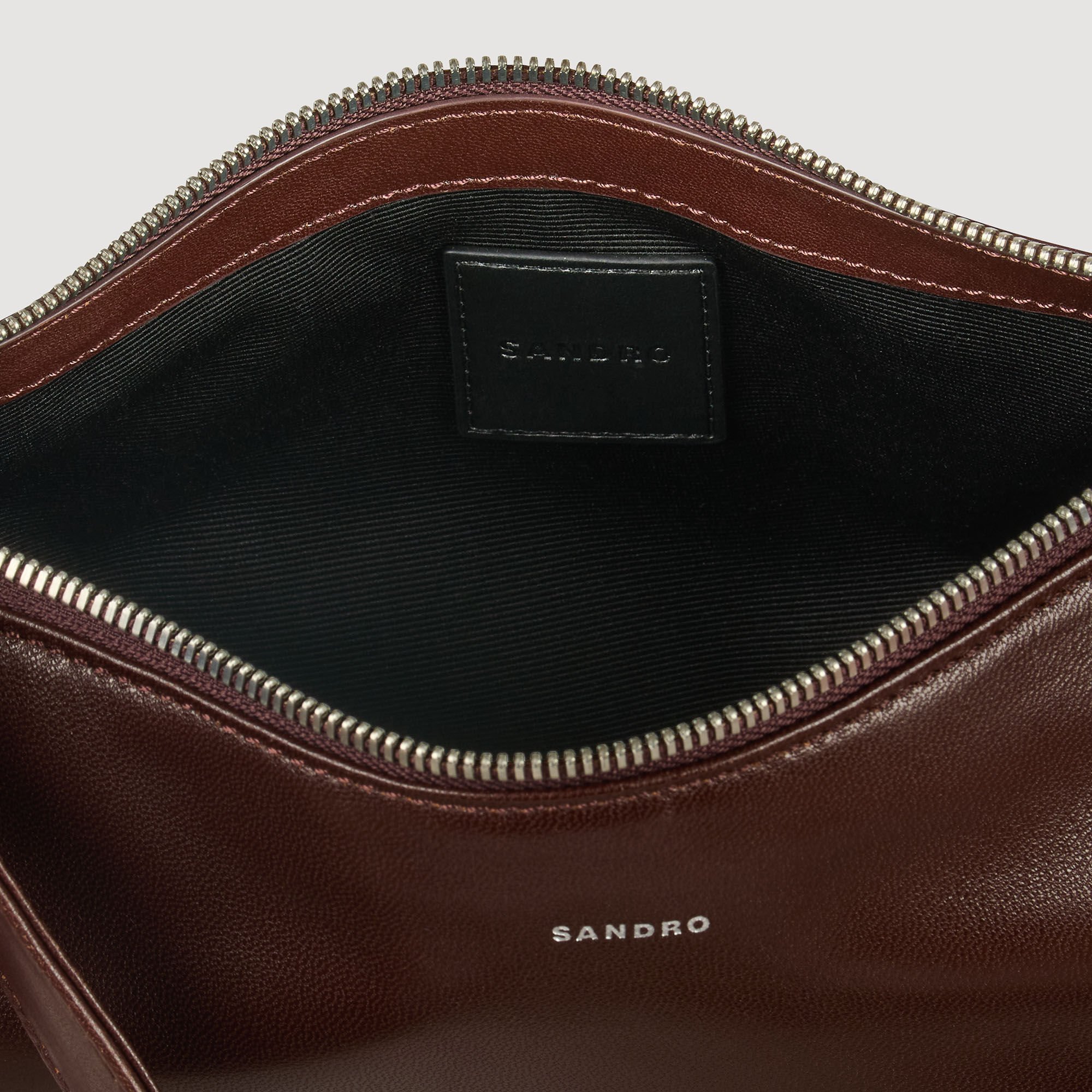 Small leather hobo bag