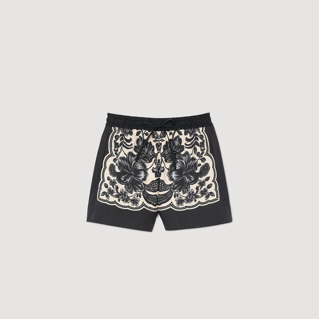Floral print shorts