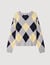 Rhinestone Argyle sweater - Women | Sandro