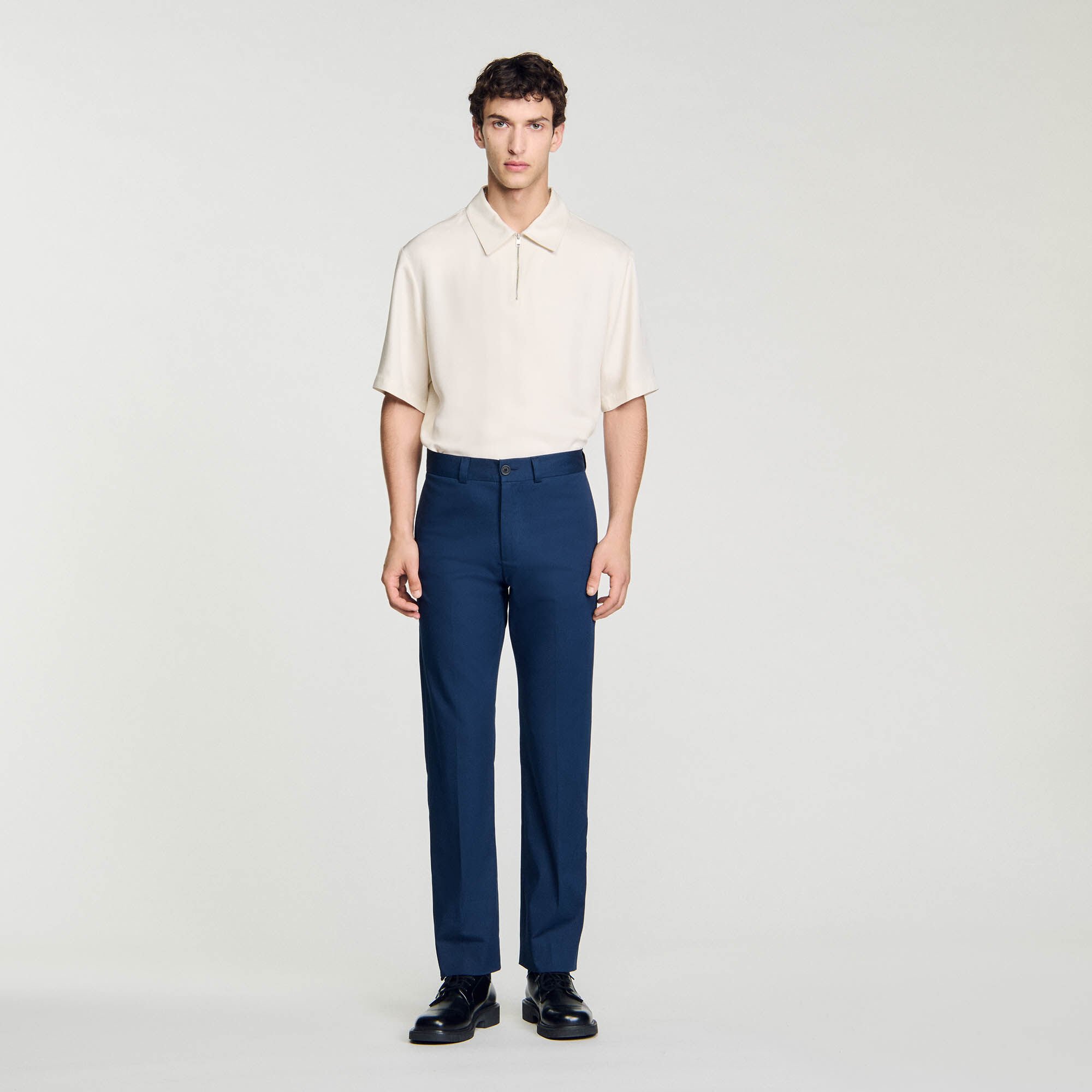 Straight-leg chinos
