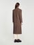 Long-sleeved button coat