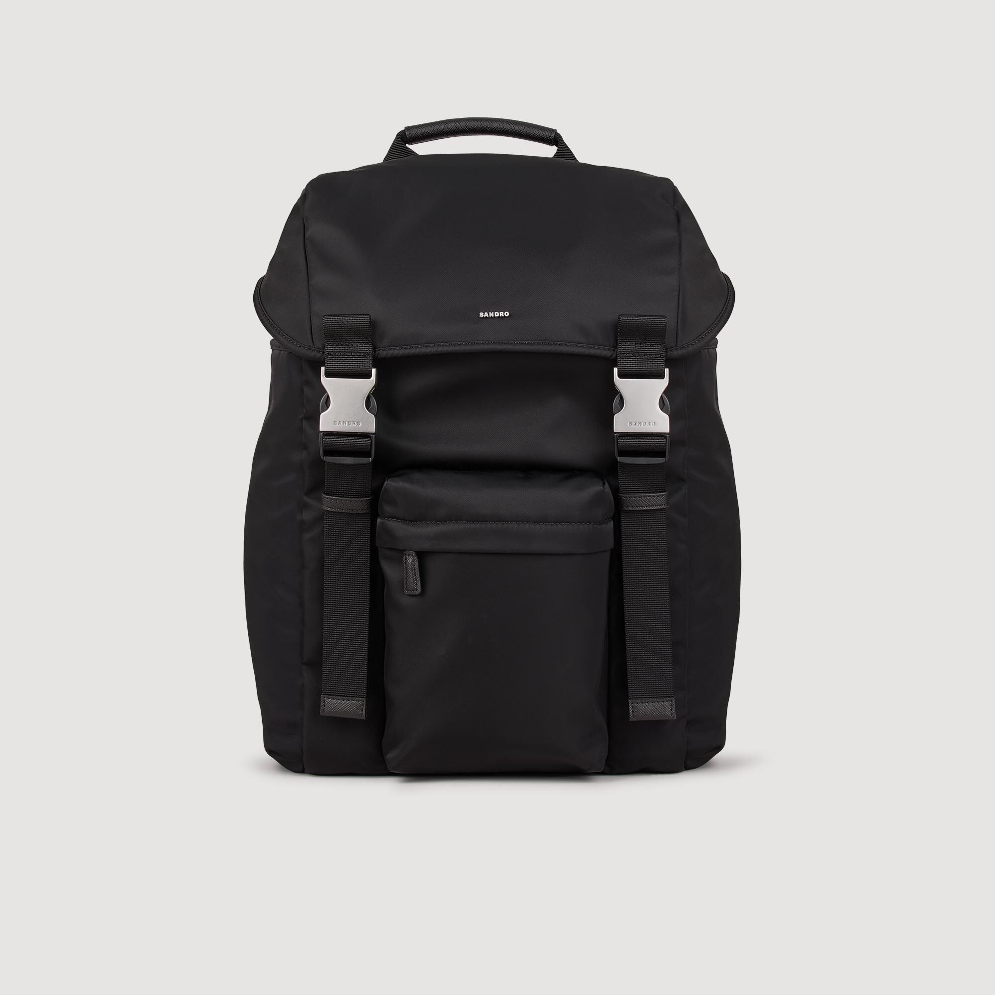 Recycled leather backpack