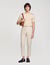 Cotton tapered trousers