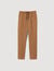 Elasticated straight-leg trousers