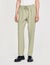 Elasticated straight-leg trousers