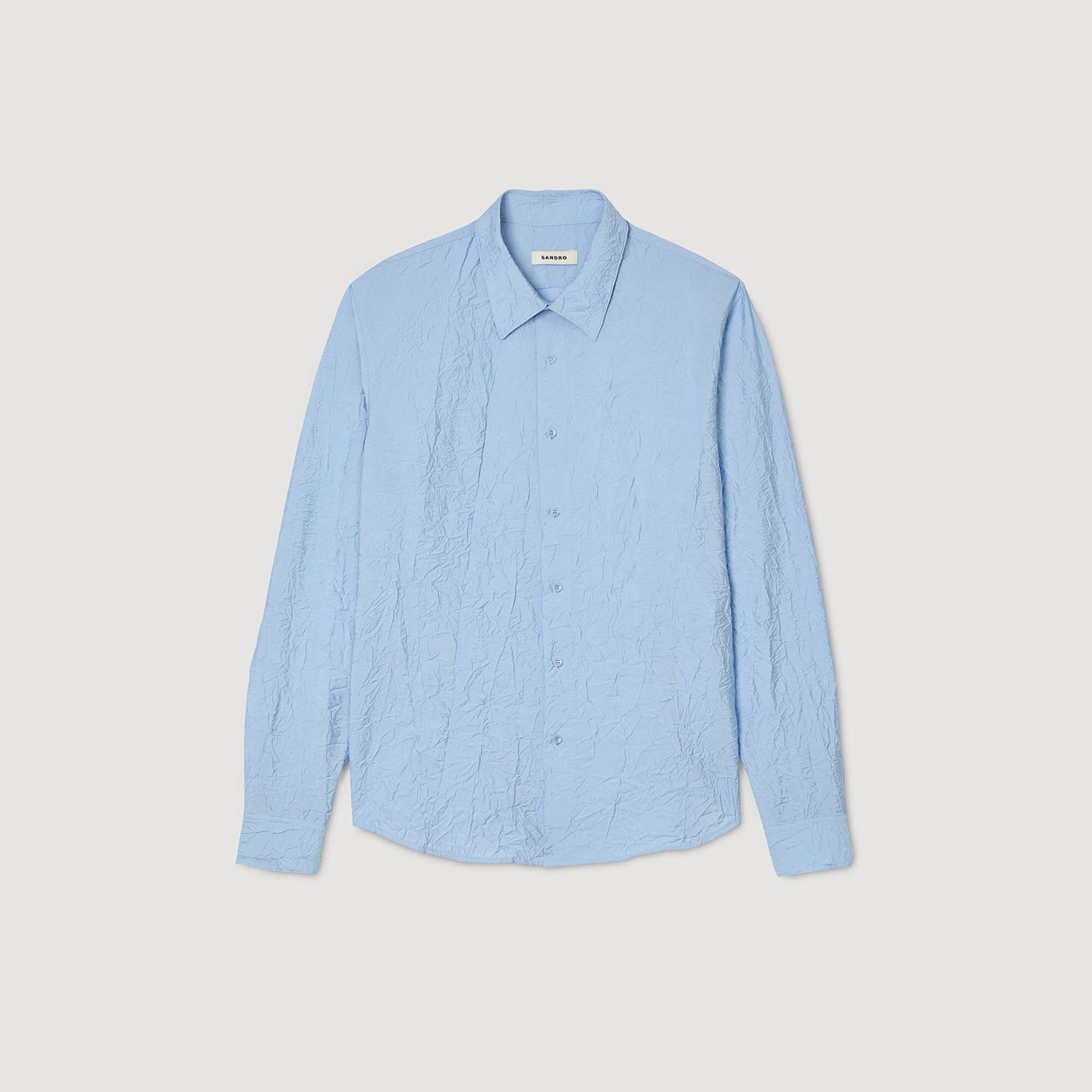 Crinkled effect shirt