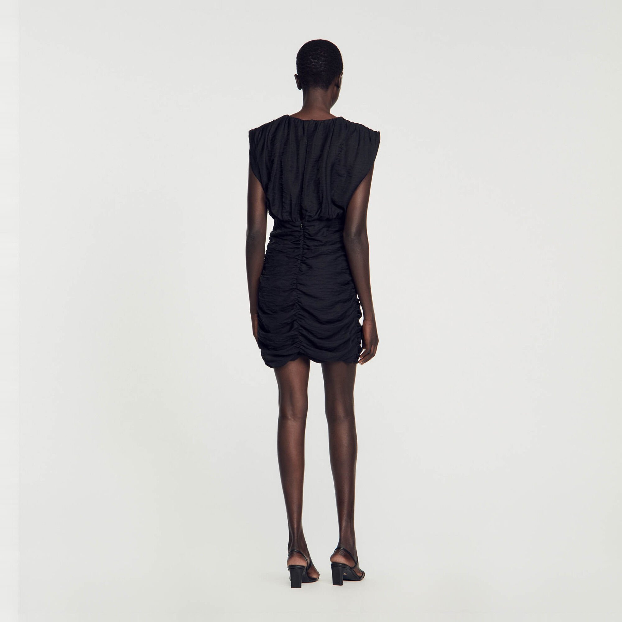 Short draped dress