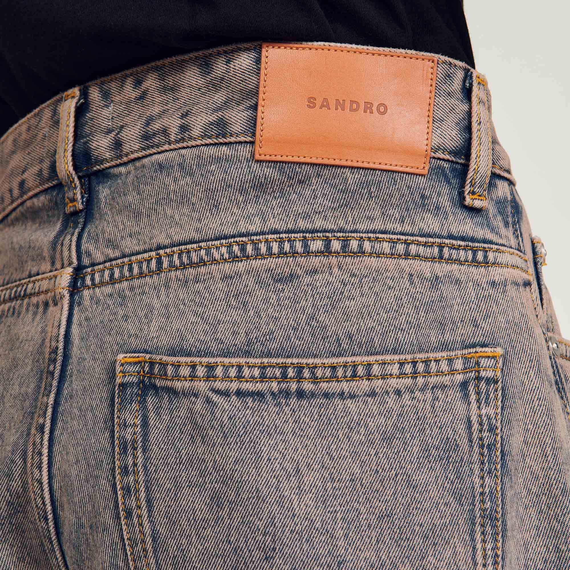 Faded baggy jeans