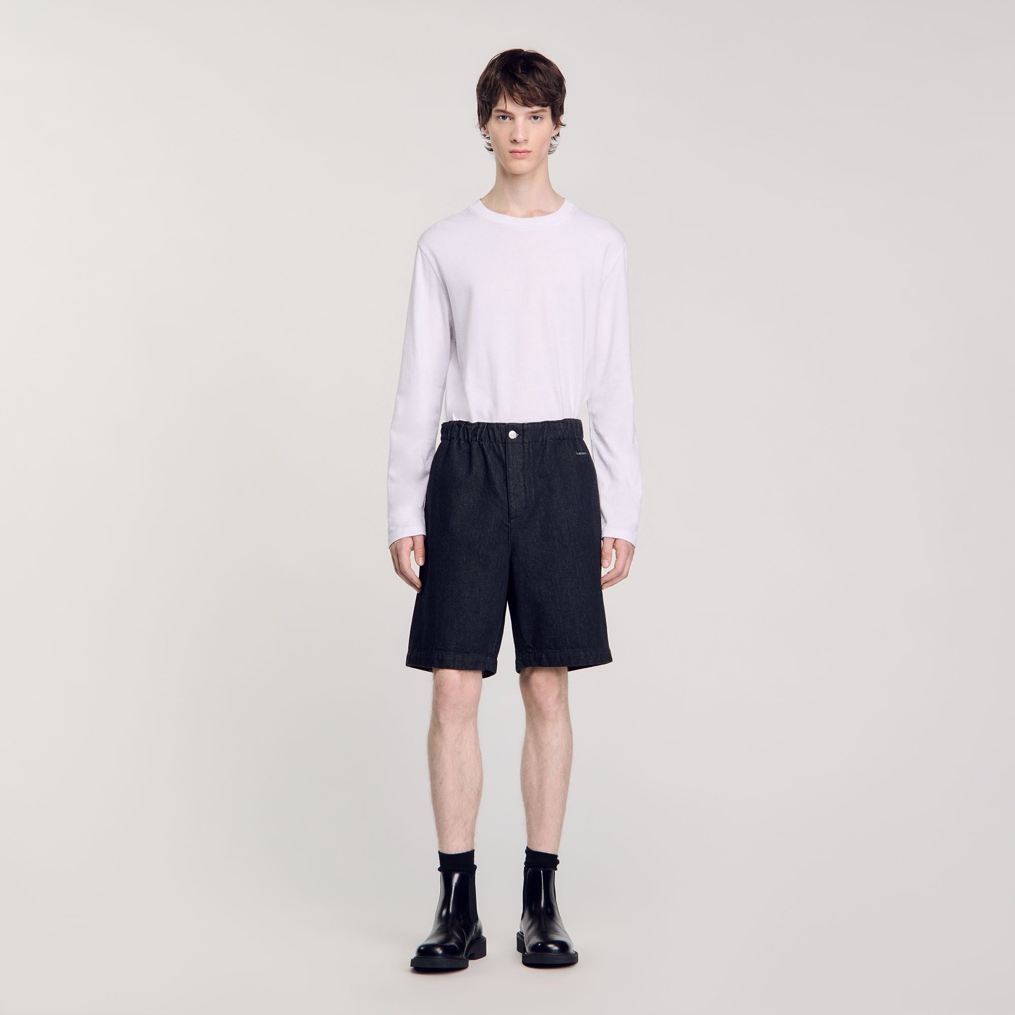 【AAKE】RAW BERMUDA DENIM Le Tour Short Raw Edge Azuza | FRAME - T. Boutique