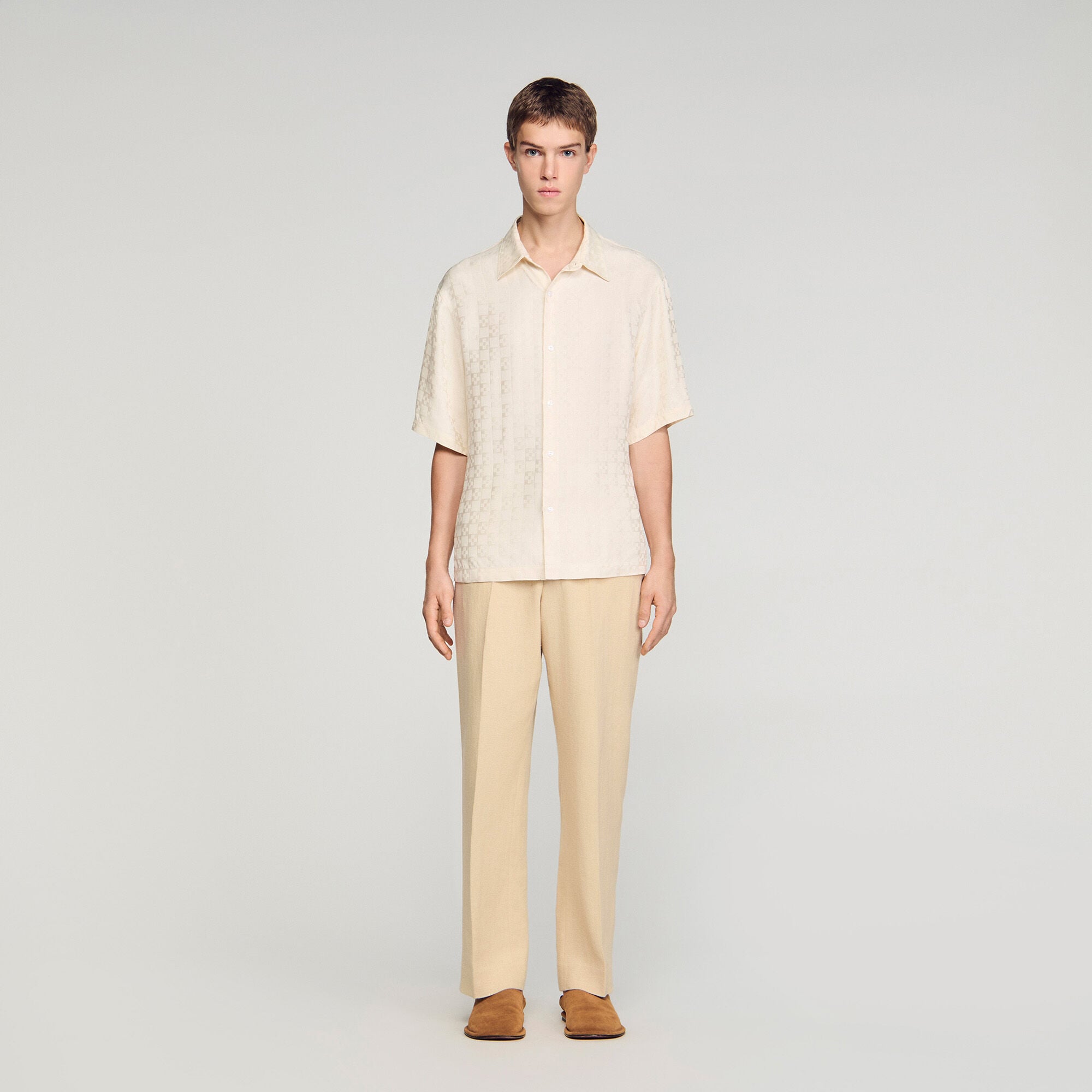 Square Cross loose-fit shirt