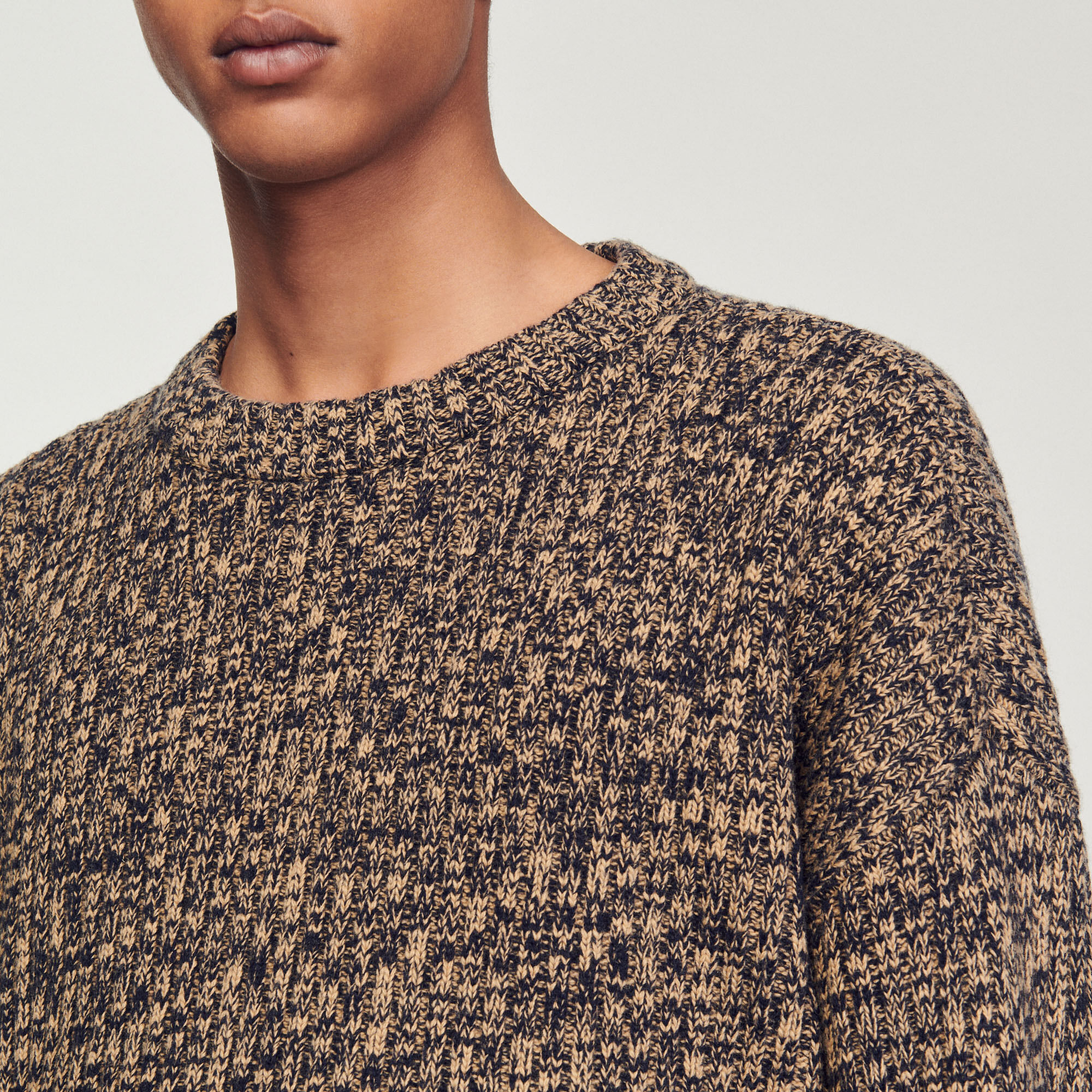 Oversized knit sweater