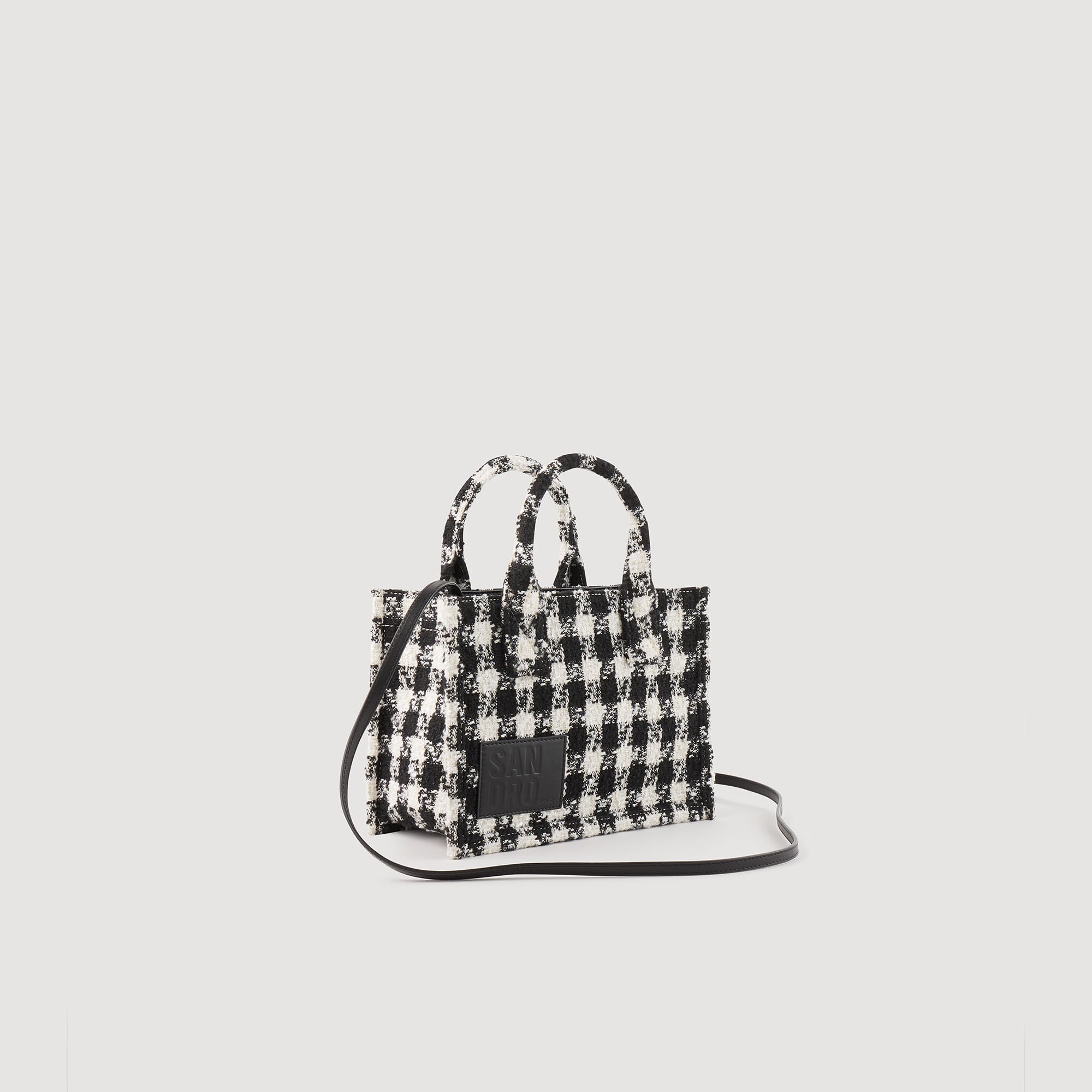Small tweed Kasbah tote bag