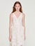 Openwork floral cotton midi dress