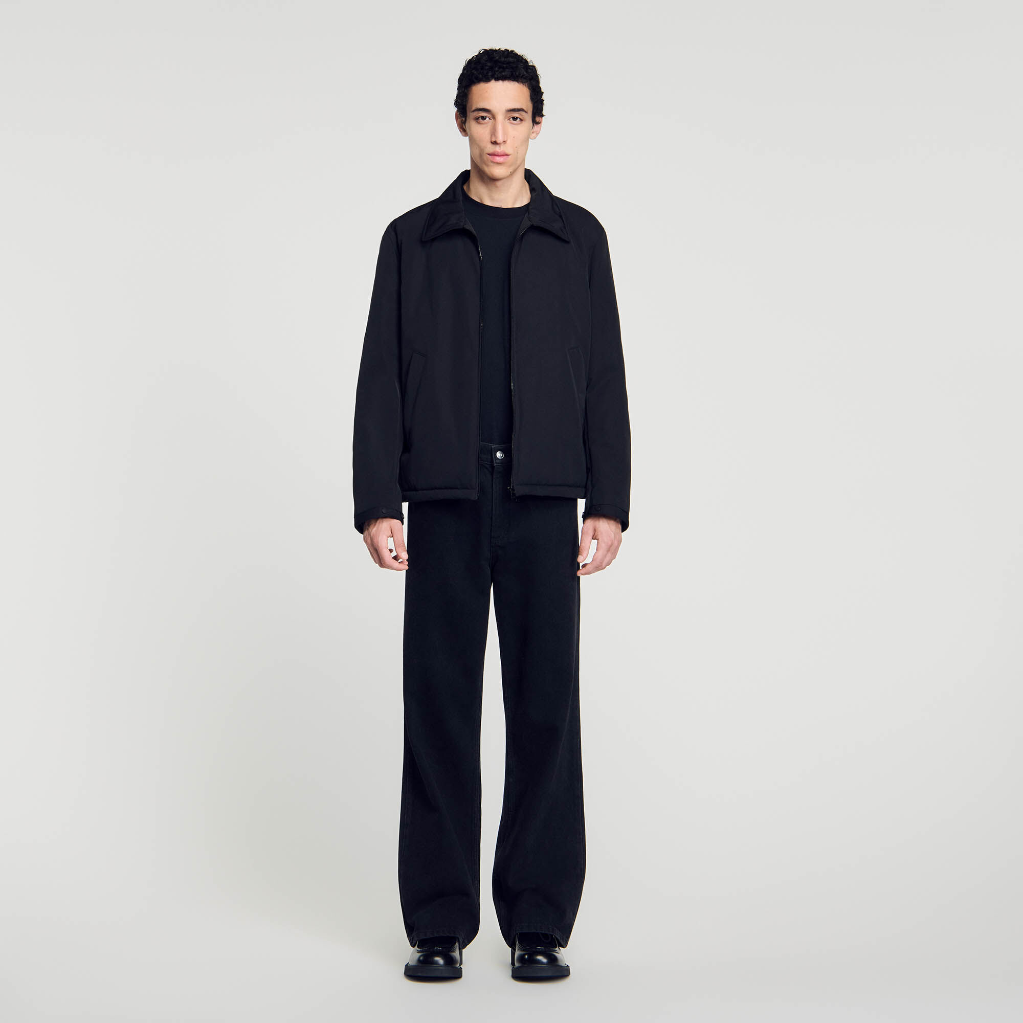 Quilted zip jacket