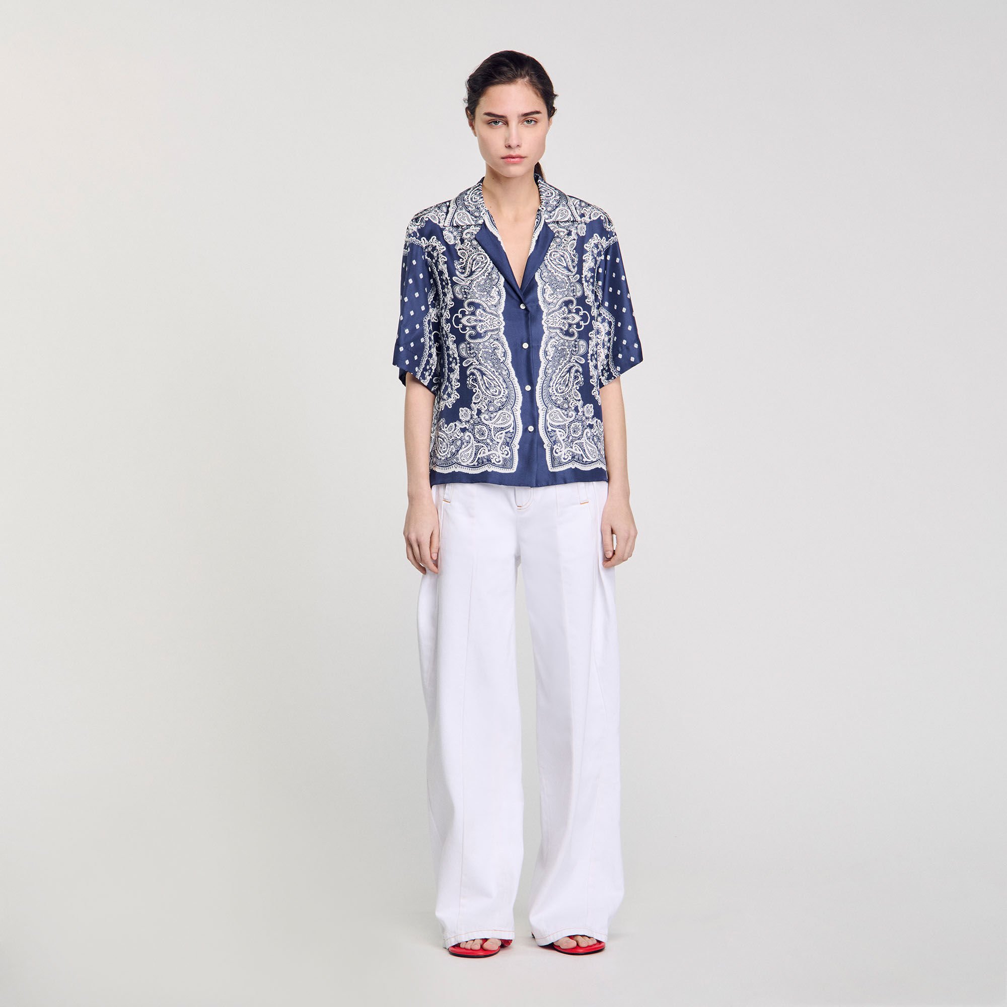 Bandana print shirt