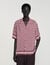 Square Cross motif flowing shirt
