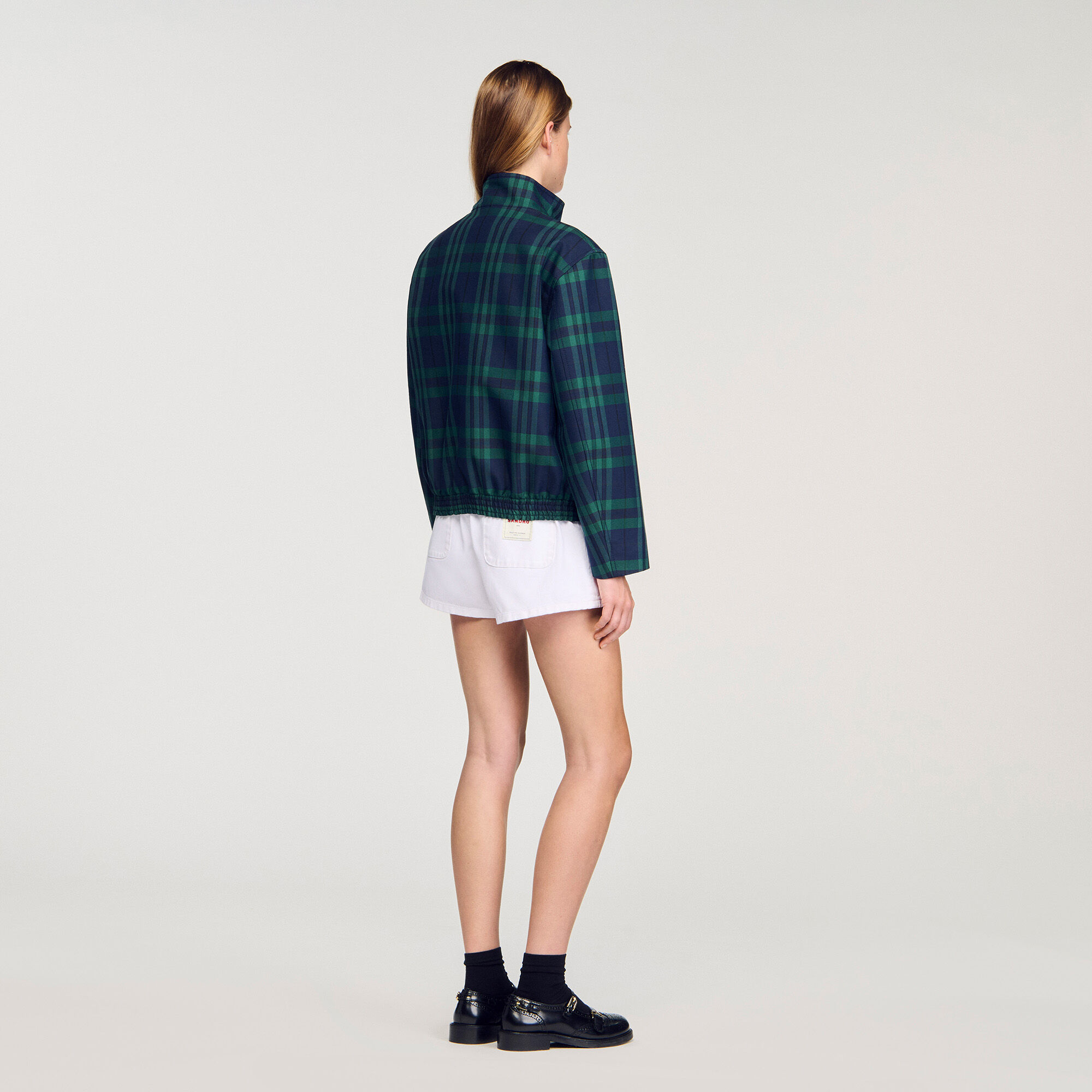 Checked jacket