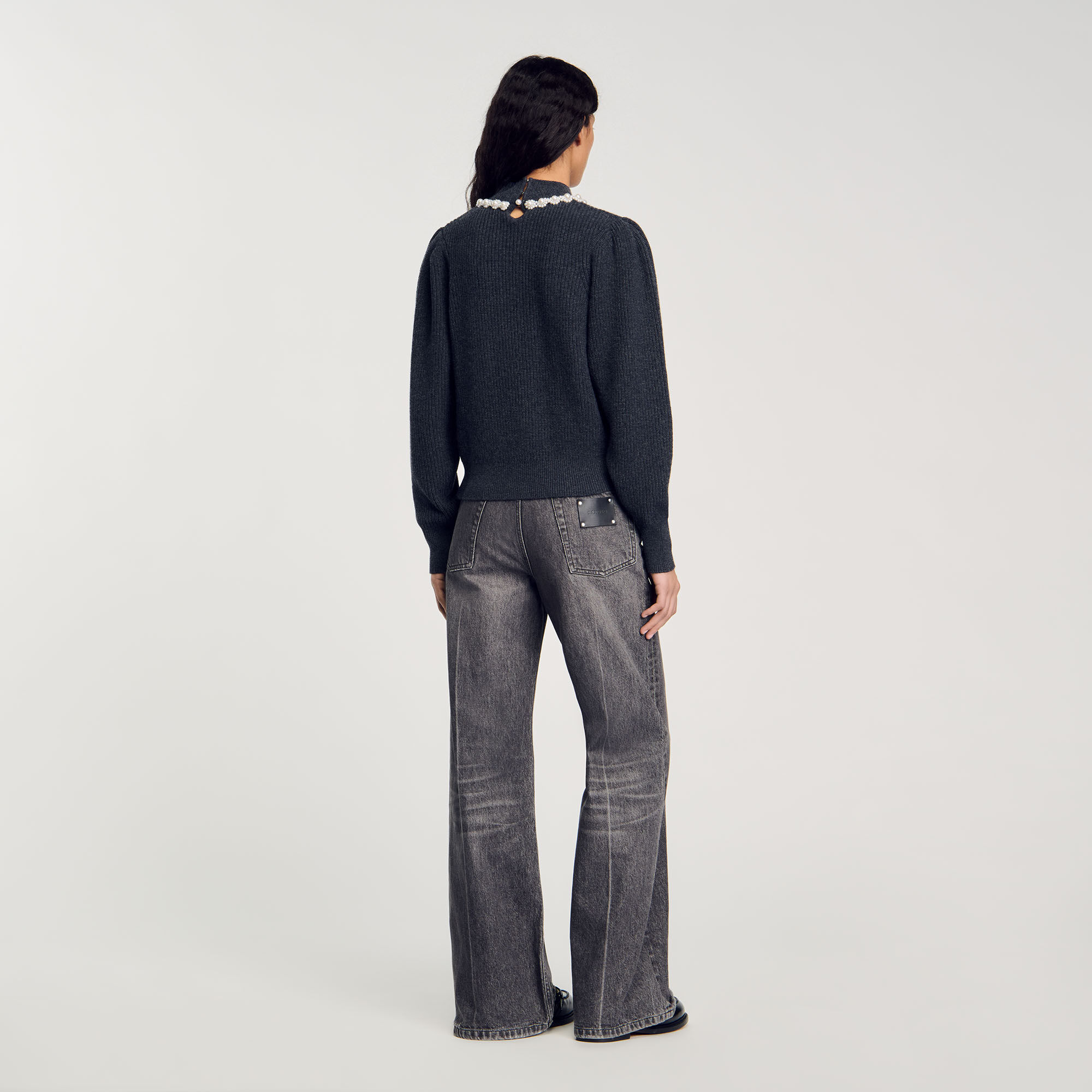 Ribbed Wool and Cashmere Sweater