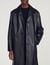 Long leather coat 