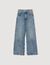 Wide-leg heart jeans