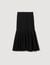 Midi ruffled skirt
