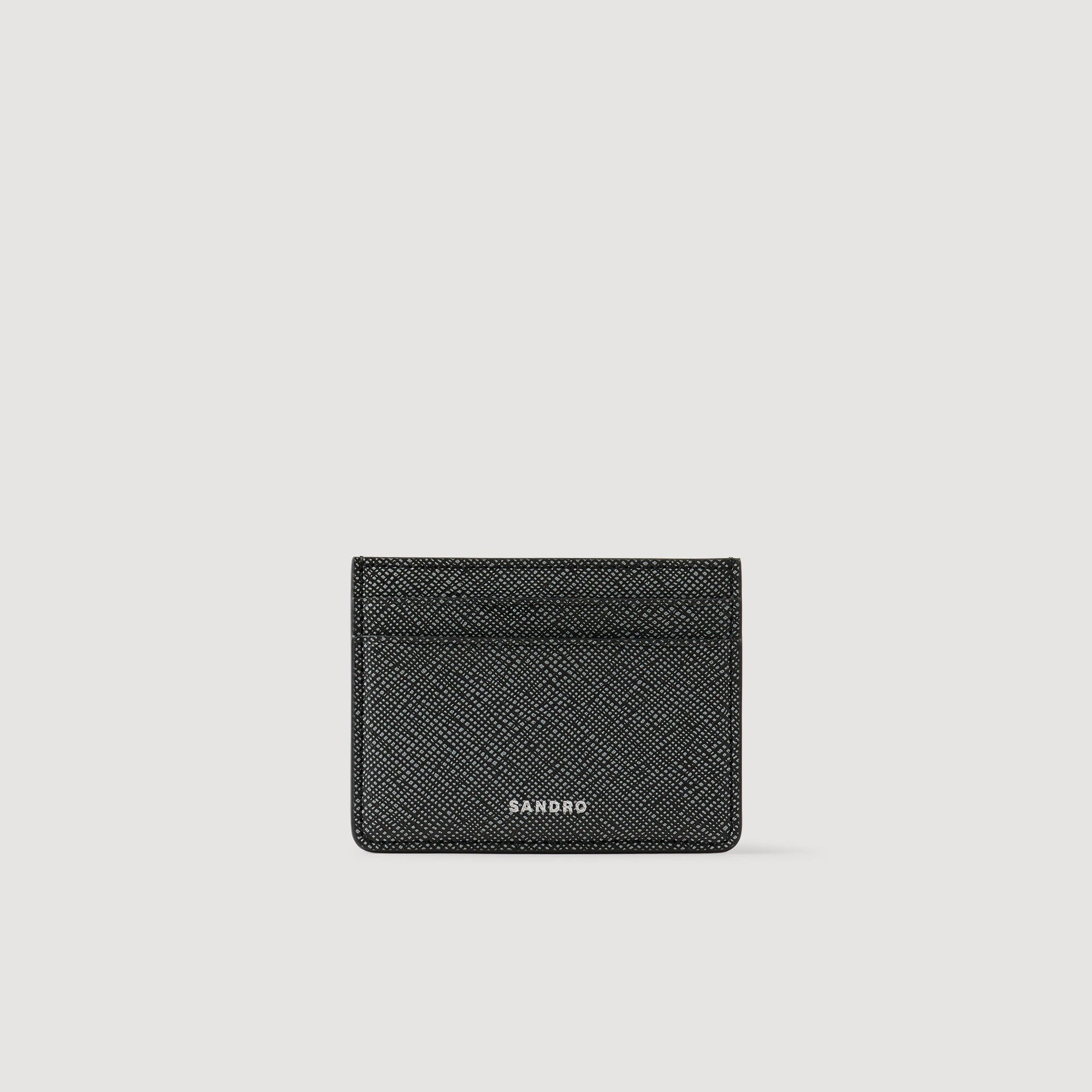 Reconstituted leather cardholder