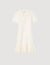 Mini knit dress with polo neck