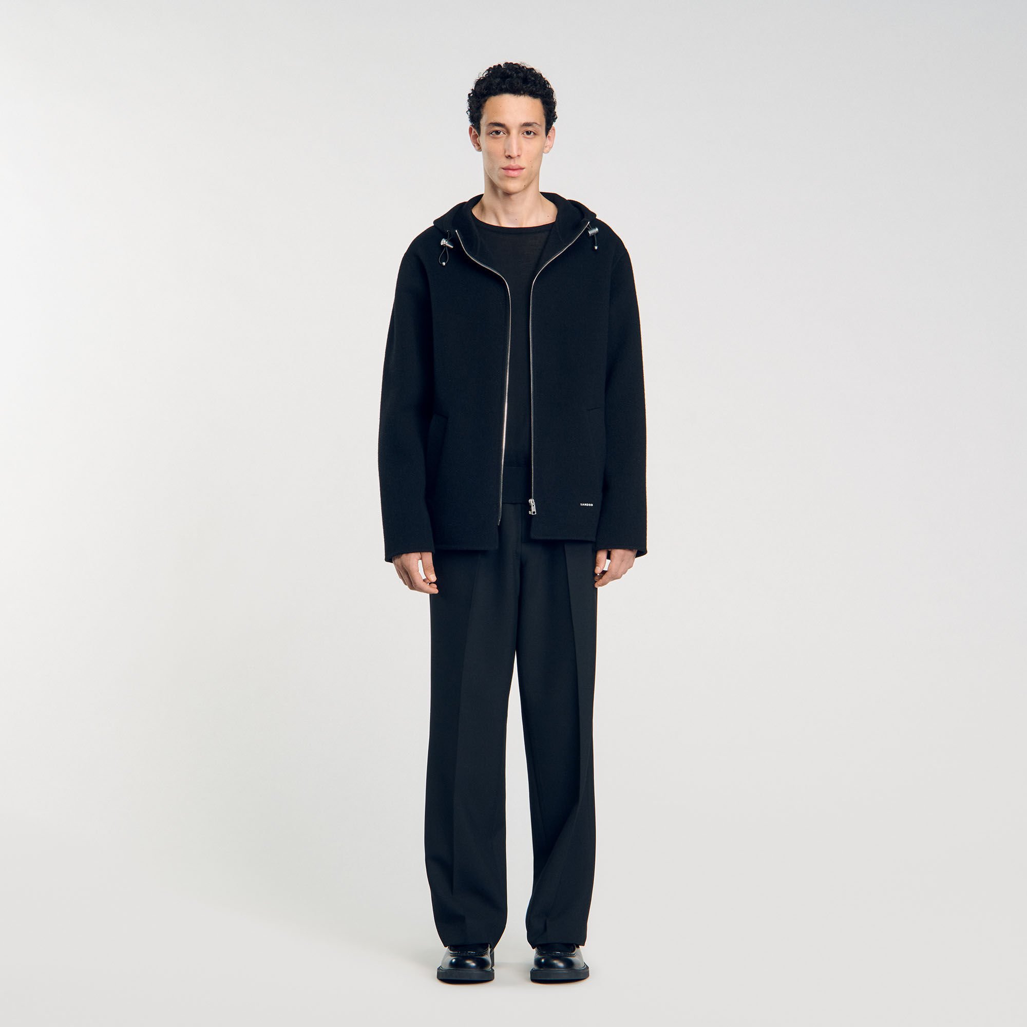 Hooded windbreaker