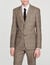 Wool checked suit jacket