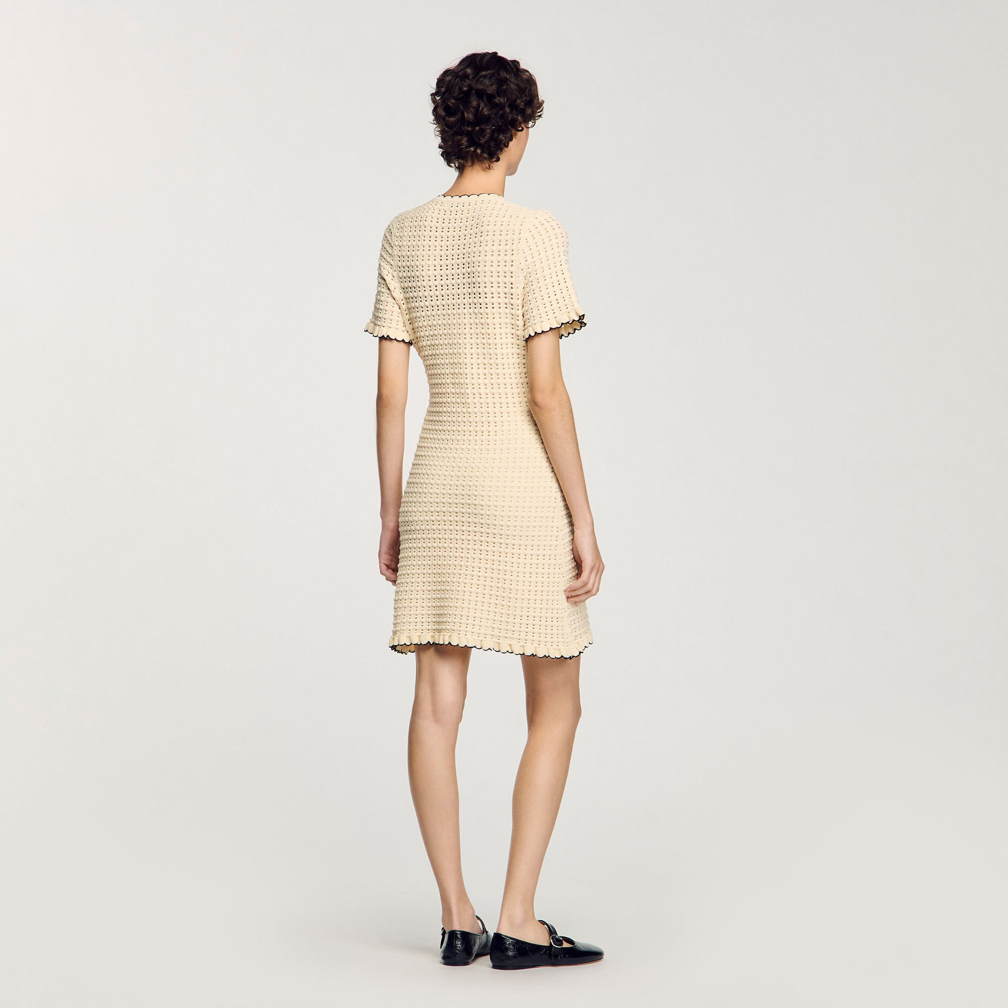 Mini knit dress